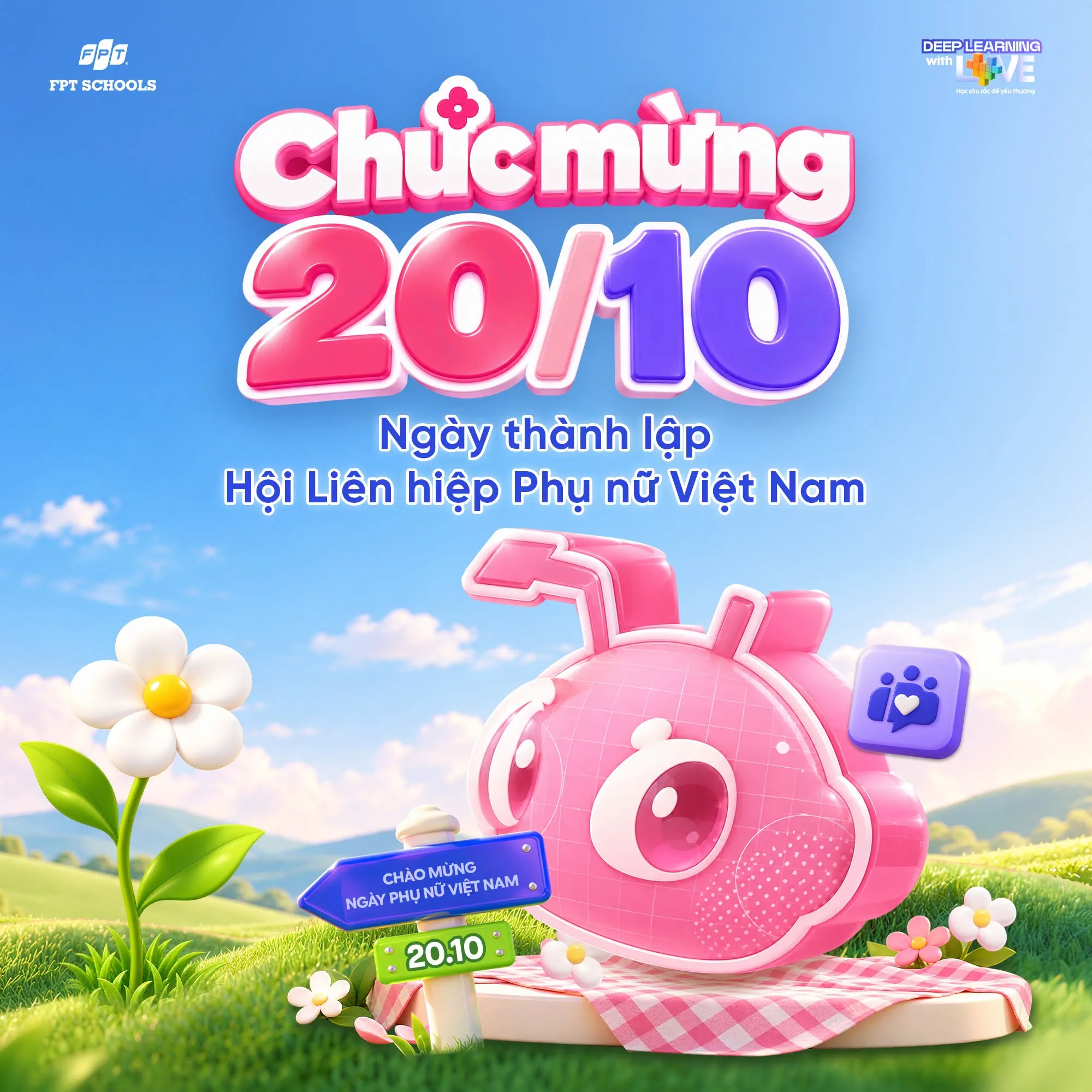 FPT School Bắc Ninh gửi ngàn yêu thương nhân ngày Phụ nữ Việt Nam 20/10 | FPT Schools