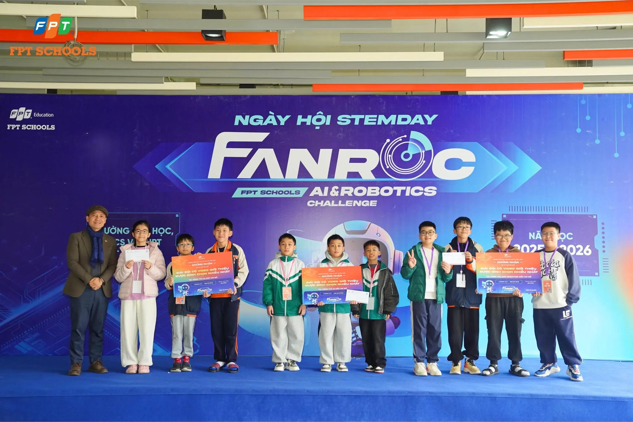FPT School Bắc Ninh vinh danh các đội thi xuất sắc tại Vòng Chung kết FANROC AI và Robotics cấp cơ sở năm 2026 | FPT Schools