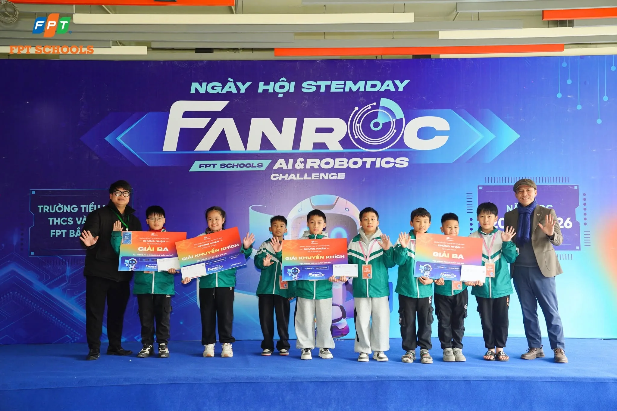 FPT School Bắc Ninh vinh danh các đội thi xuất sắc tại Vòng Chung kết FANROC AI và Robotics cấp cơ sở năm 2026 | FPT Schools
