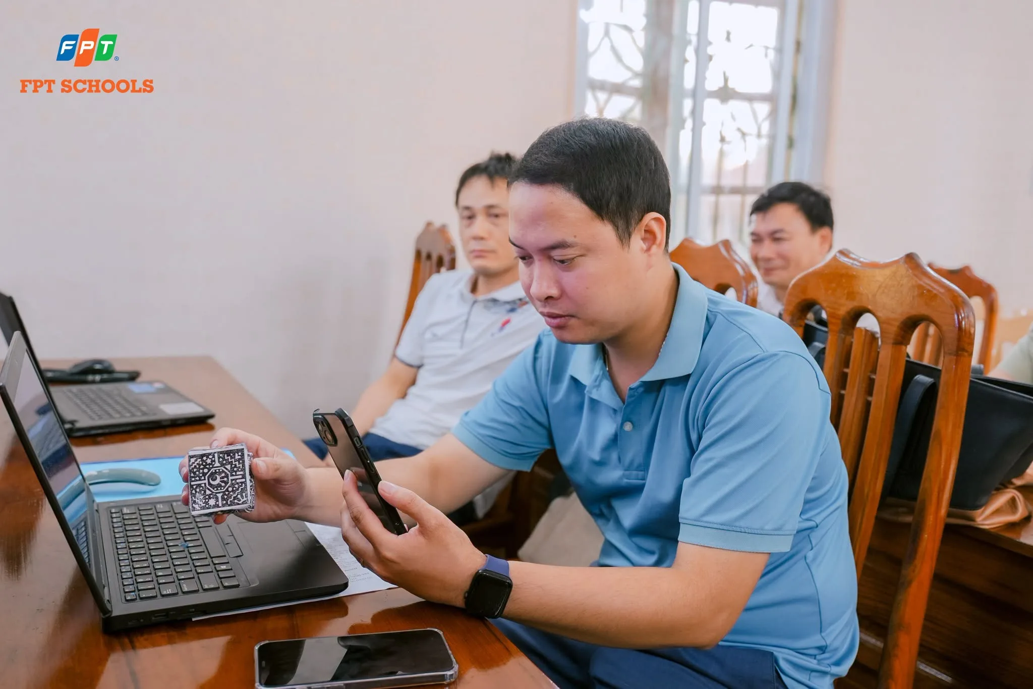 FPT School Thanh Hóa tập huấn ứng dụng AI tại Trường THPT Hà Trung | FPT Schools