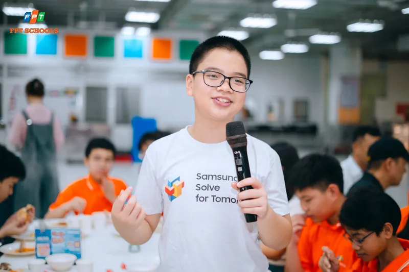 Chạm vị cùng con – Gắn kết gia đình và nhà trường qua những bữa ăn bán trú tại FPT School 1,2 Đà Nẵng | FPT Schools
