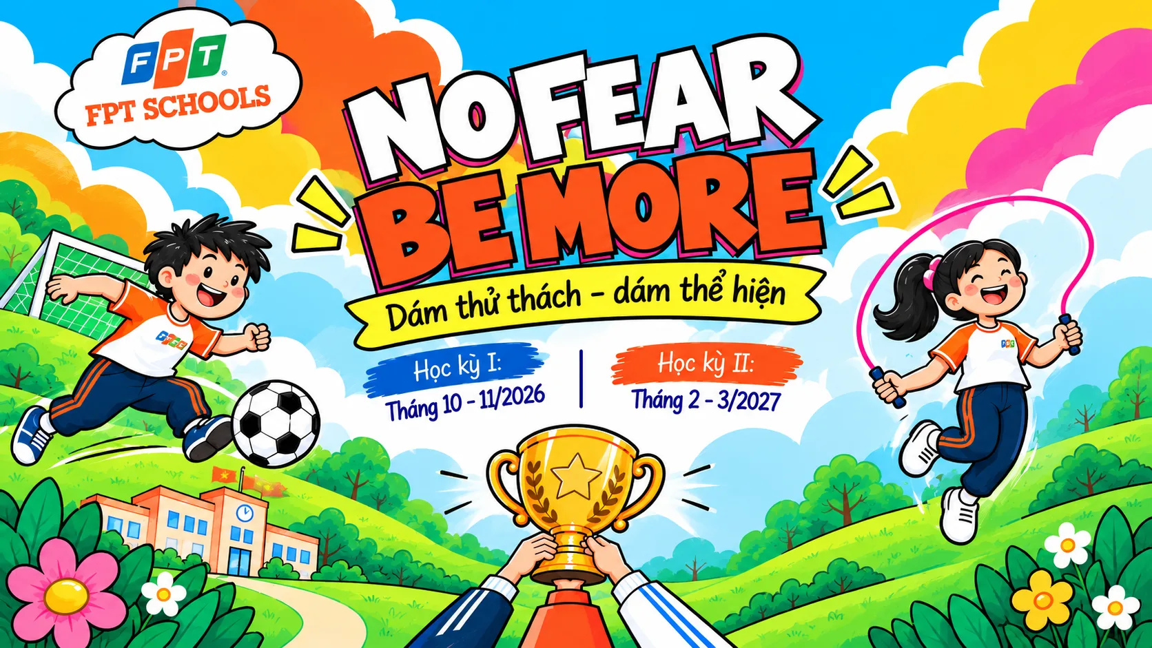FPT School Cầu Giấy công bố điều lệ thi đấu Giải Thể thao & Nghệ thuật năm học 2026 - 2027 | FPT Schools