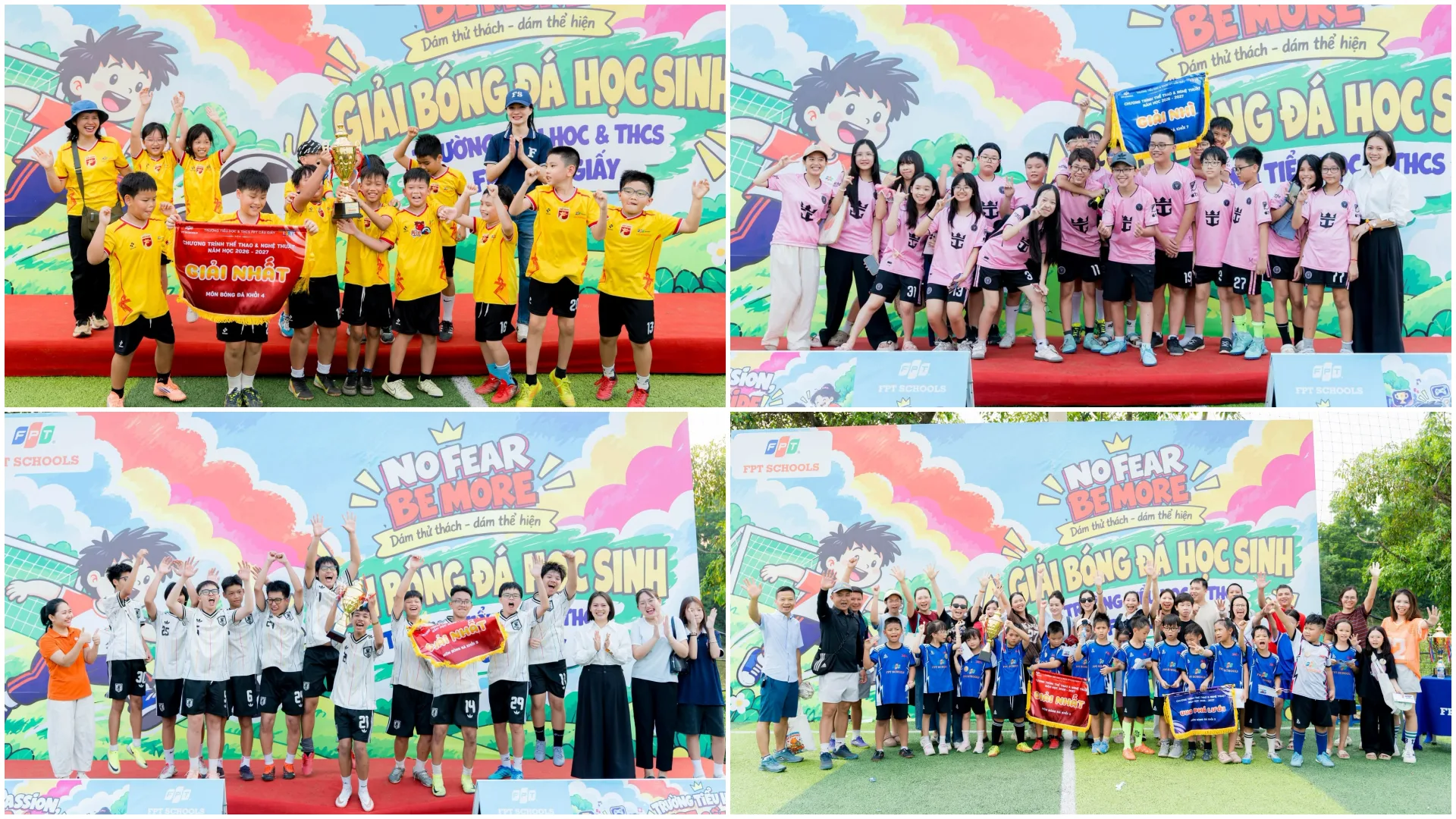Gọi tên các nhà vô địch Bộ môn Bóng đá tại FPT School Cầu Giấy năm học 2026 - 2027 | FPT Schools