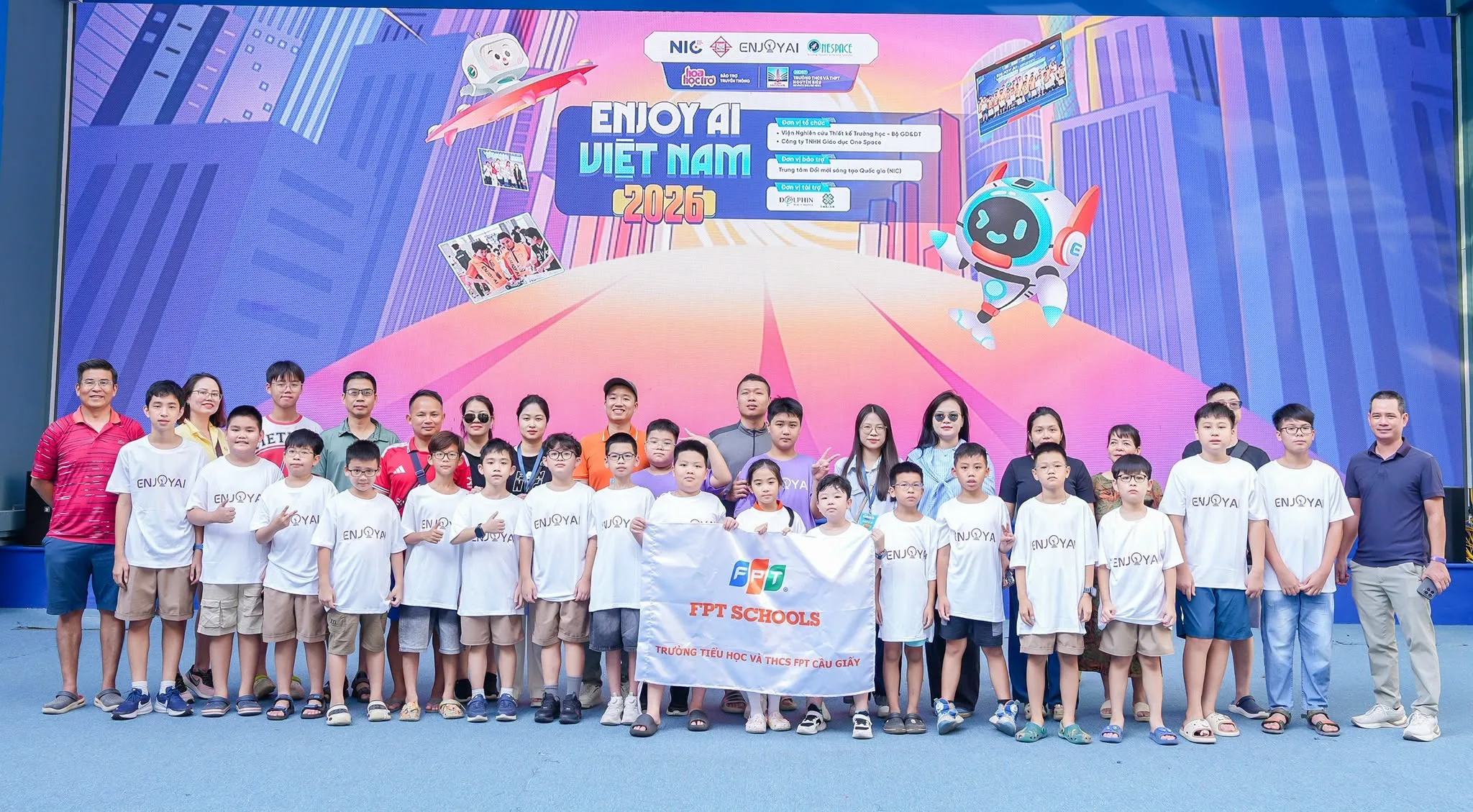 Học sinh FPT School Cầu Giấy giành vé tham gia vòng quốc tế của ENJOY AI 2026 | FPT Schools