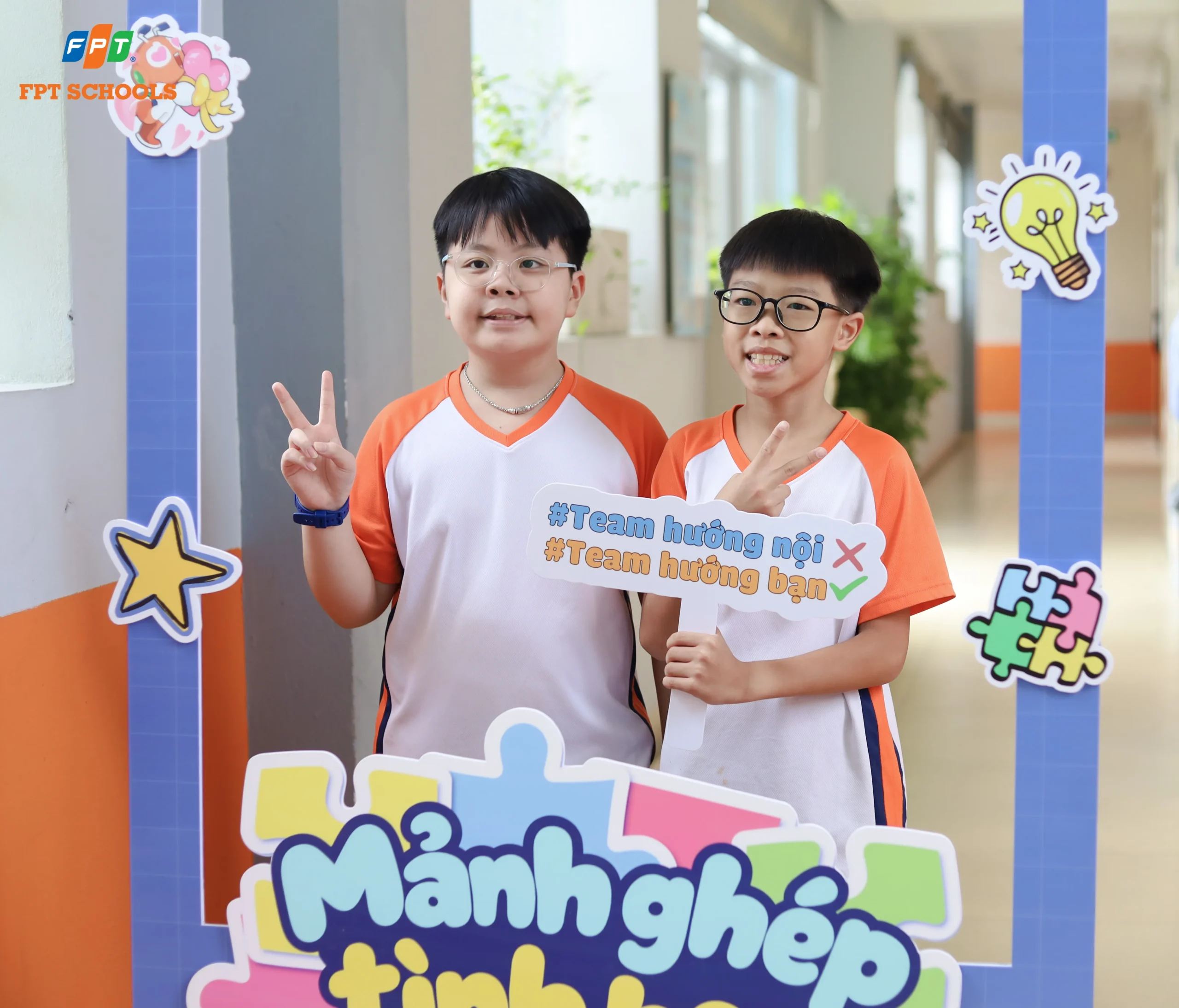 FPTers khối 6 Cầu Giấy "phá băng" ngại ngùng, thêm bạn, thêm vui trong workshop "Mảnh ghép tình bạn" - FPT Education FPTers khối 6 Cầu Giấy "phá băng" ngại ngùng, thêm bạn, thêm vui trong workshop "Mảnh ghép tình bạn" | FPT Schools