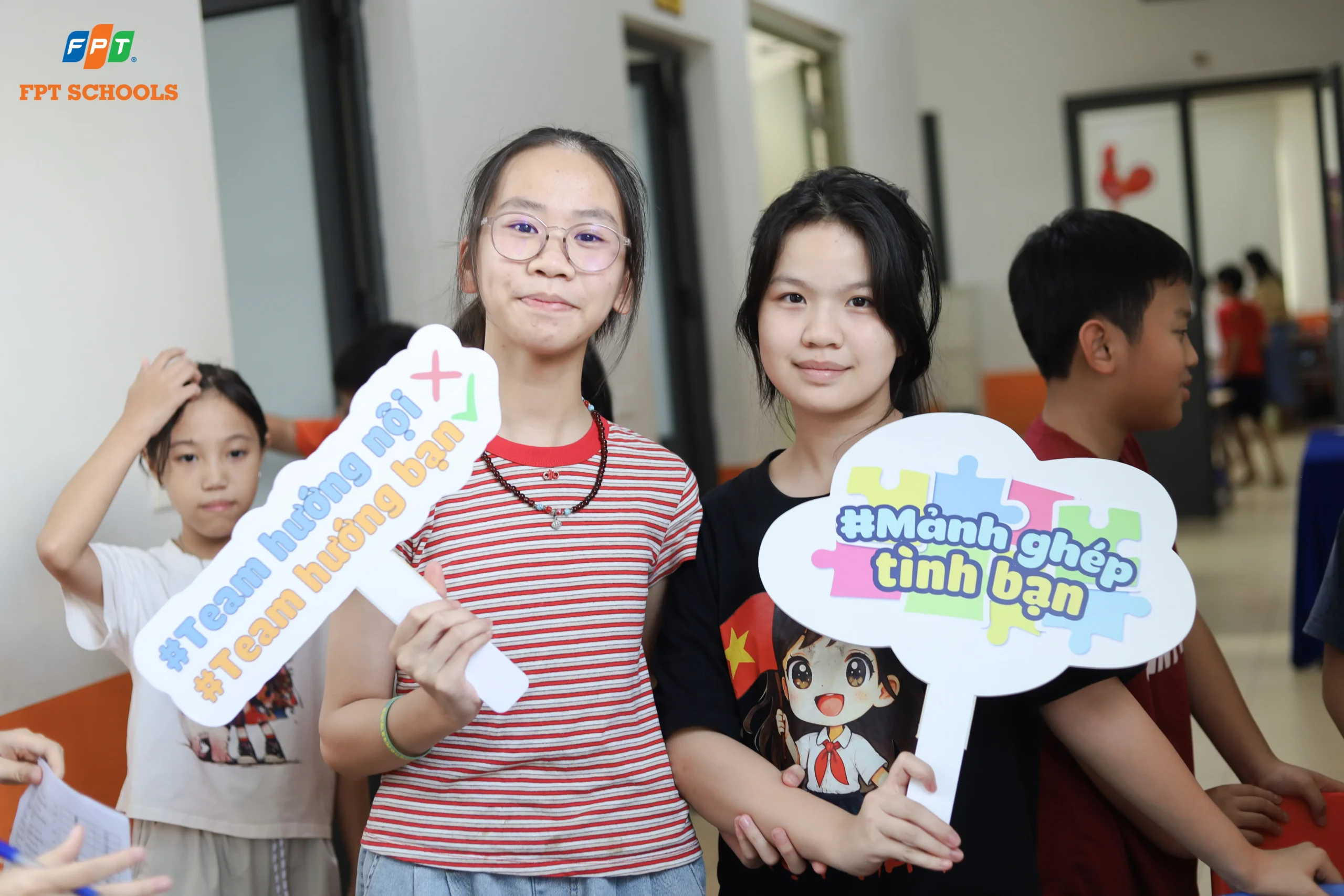 FPTers khối 6 Cầu Giấy "phá băng" ngại ngùng, thêm bạn, thêm vui trong workshop "Mảnh ghép tình bạn" - FPT Education FPTers khối 6 Cầu Giấy "phá băng" ngại ngùng, thêm bạn, thêm vui trong workshop "Mảnh ghép tình bạn" | FPT Schools