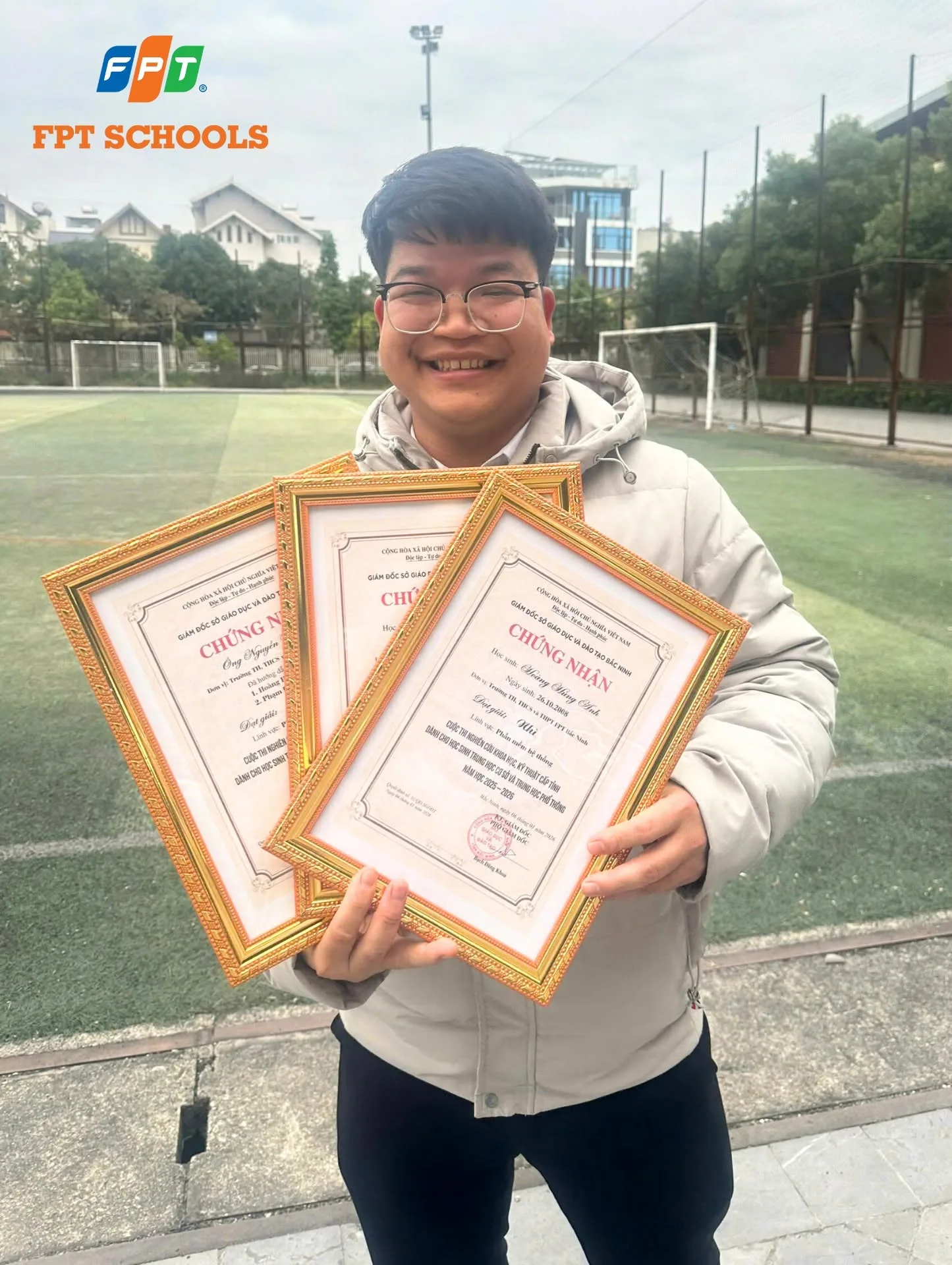 Học sinh FPT School Bắc Ninh xuất sắc giành giải Nhì Cuộc thi Khoa học Kỹ thuật cấp tỉnh năm 2026 - FPT Education Học sinh FPT School Bắc Ninh giành giải Nhì Khoa học Kỹ thuật cấp tỉnh 2026