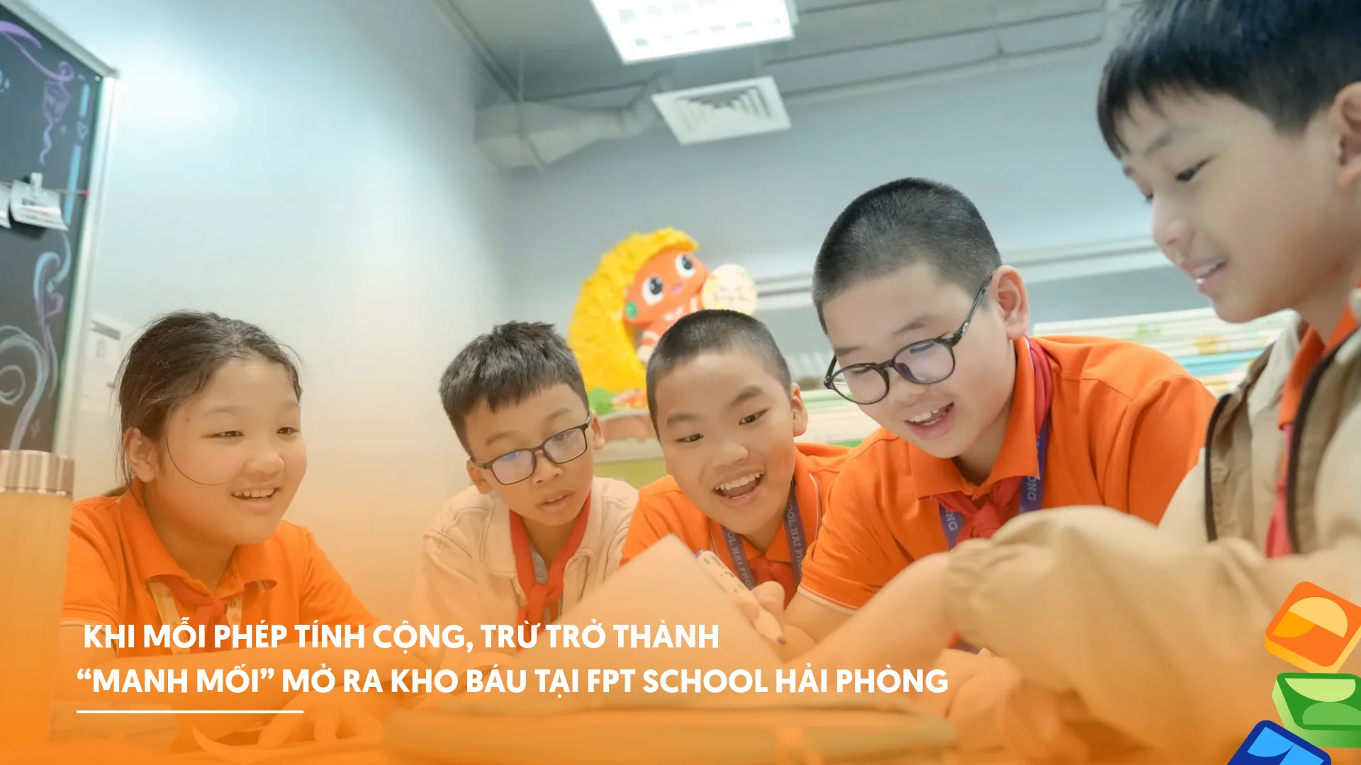 Học Toán bằng tiếng Anh FPT School Hải Phòng: khi phép cộng, trừ trở thành manh mối mở ra kho báu | FPT Schools