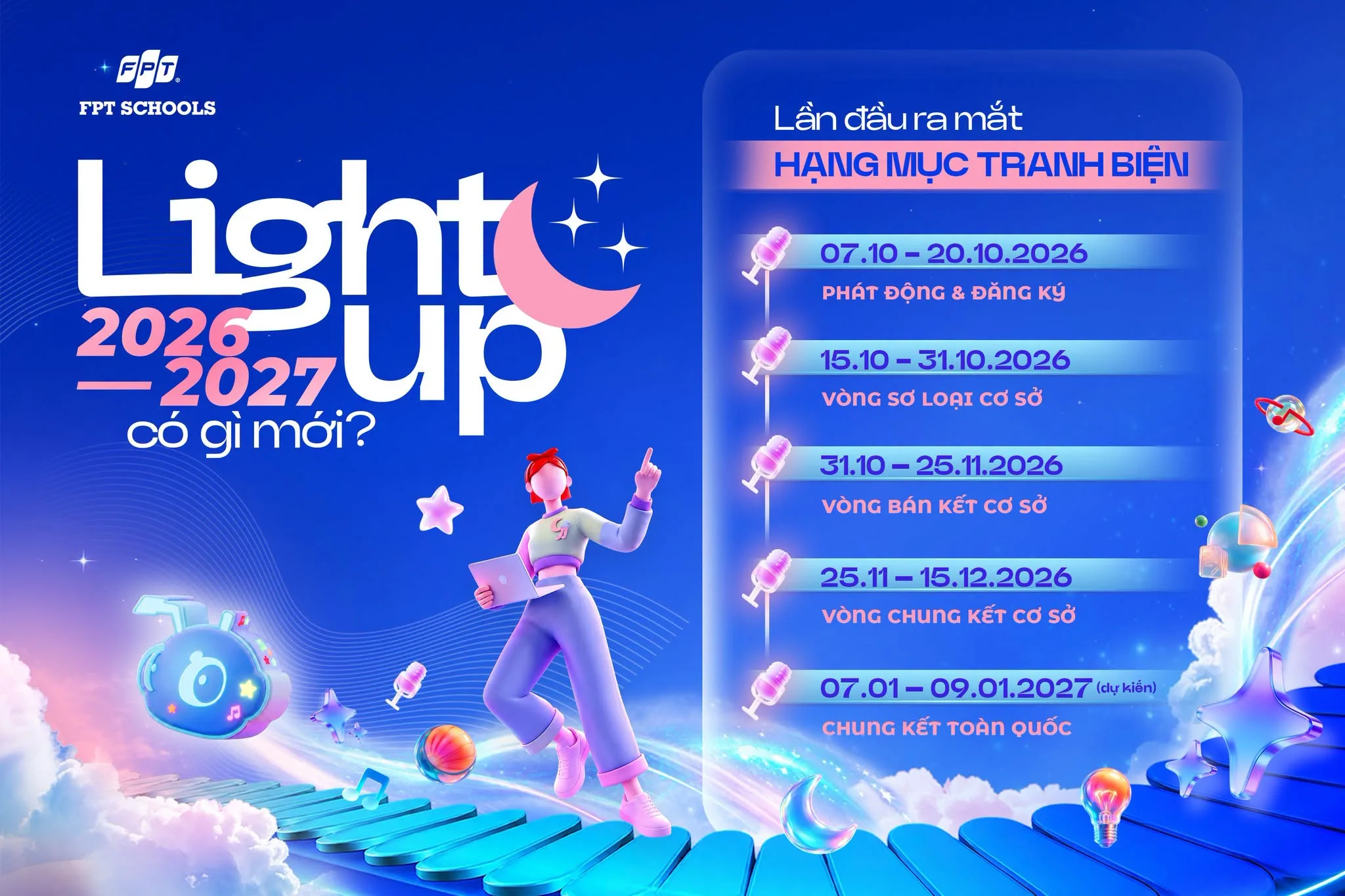 Học sinh FPT Schools so tài hát tiếng Anh tại cuộc thi Light Up | FPT Schools
