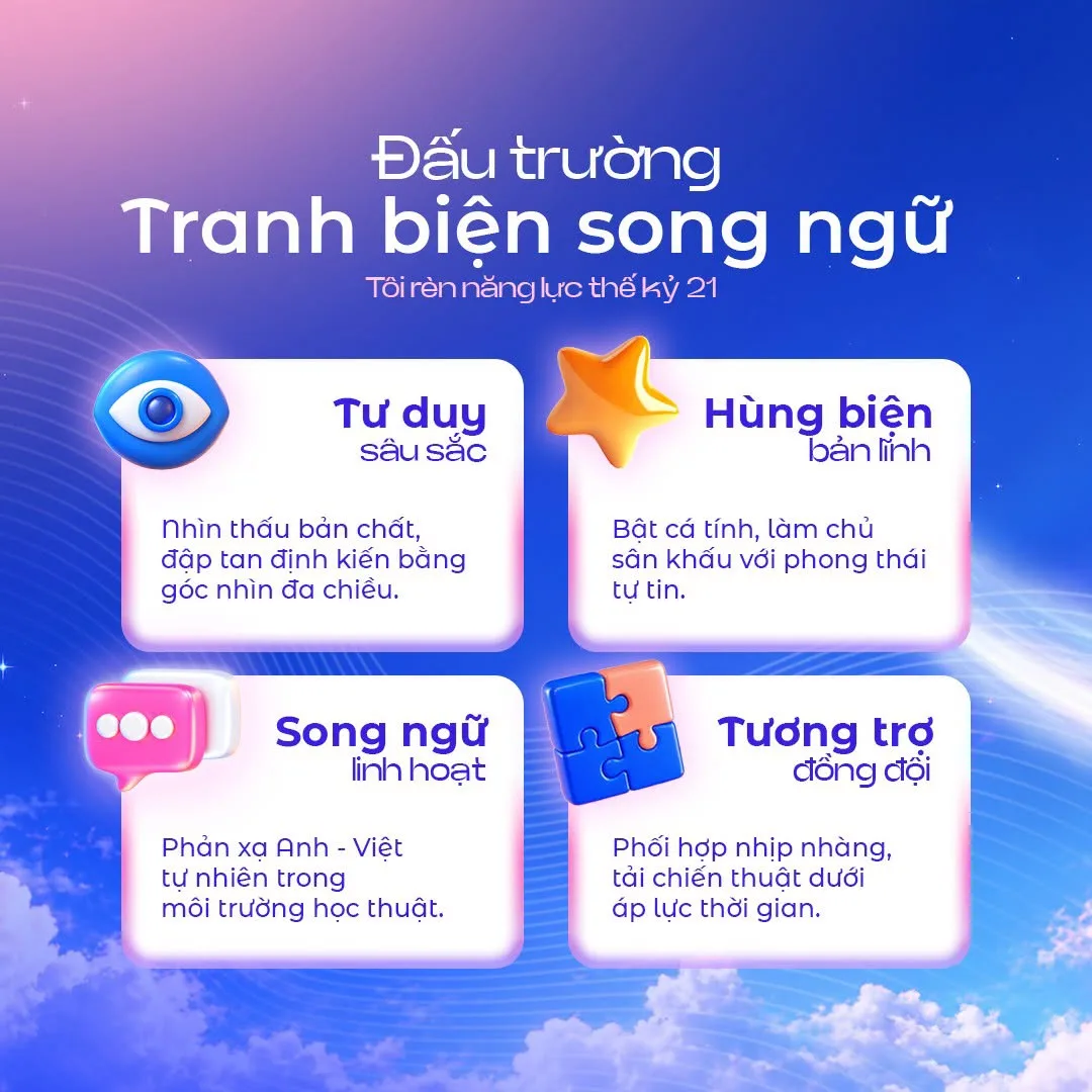 Light Up 2026–2027 chính thức ra mắt hạng mục Tranh biện song ngữ – Nơi FSchoolers tự tin cất lên tiếng nói của mình | FPT Schools
