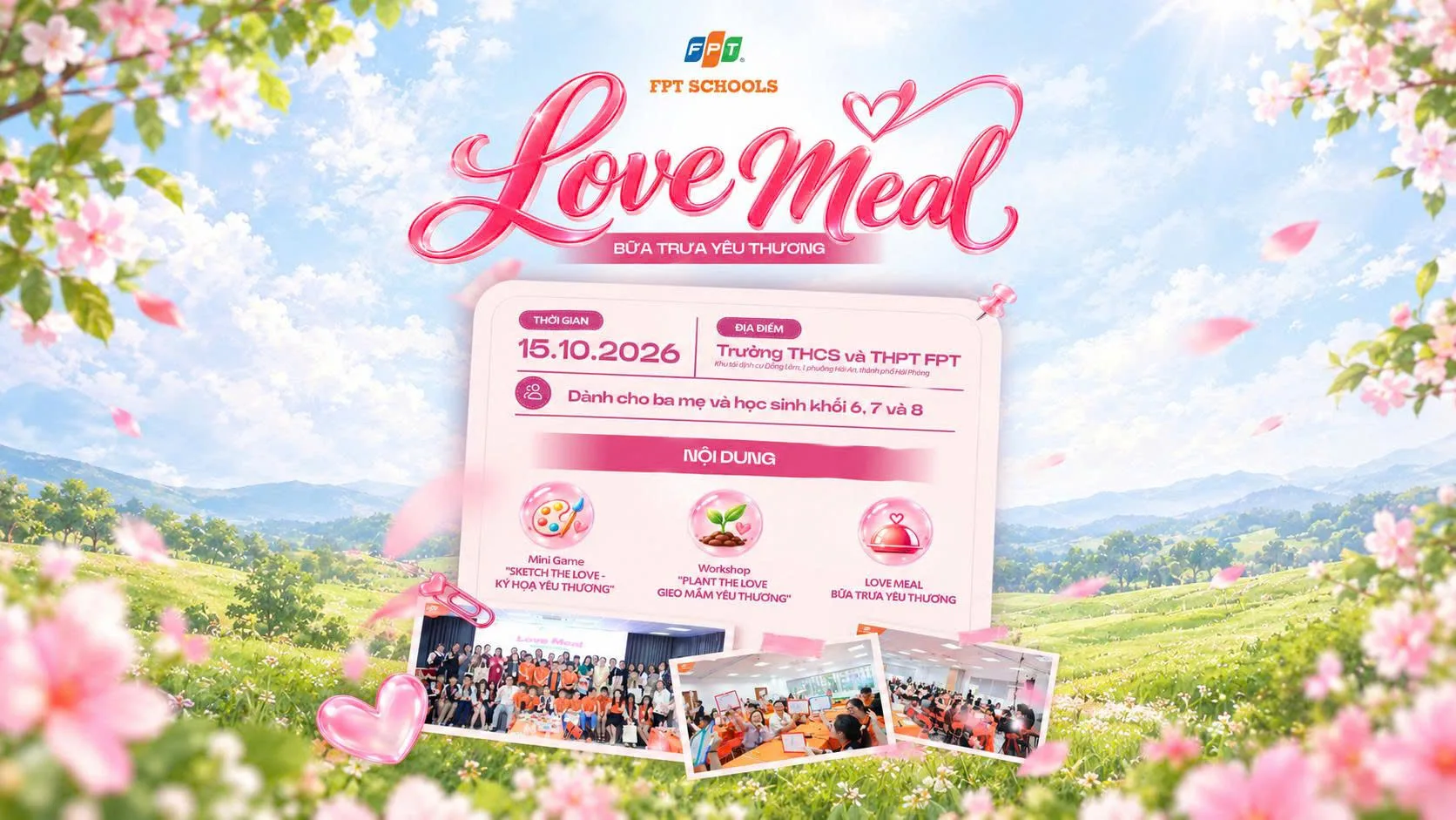 Love Meal FPT School Hải Phòng: Bữa trưa yêu thương trở lại với những trải nghiệm đặc biệt hơn | FPT Schools