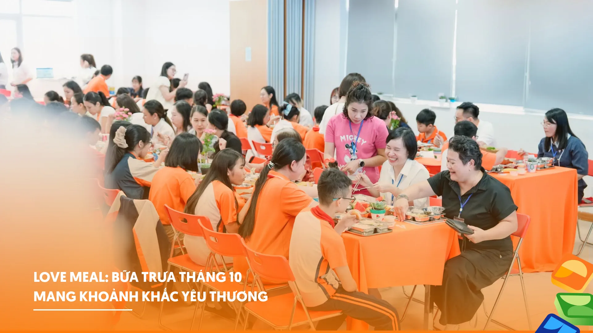 Love Meal tháng 10 tại FPT School Hải Phòng với phụ huynh và học sinh
