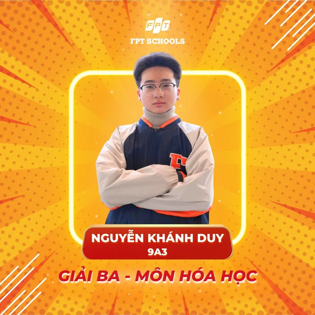Học sinh FPT School Bắc Ninh đạt thành tích ấn tượng tại Kỳ thi chọn Học sinh giỏi cấp tỉnh năm học 2025–2026 - FPT Education Học sinh FPT School Bắc Ninh đạt thành tích ấn tượng tại Kỳ thi chọn Học sinh giỏi cấp tỉnh năm học 2025–2026 | FPT Schools